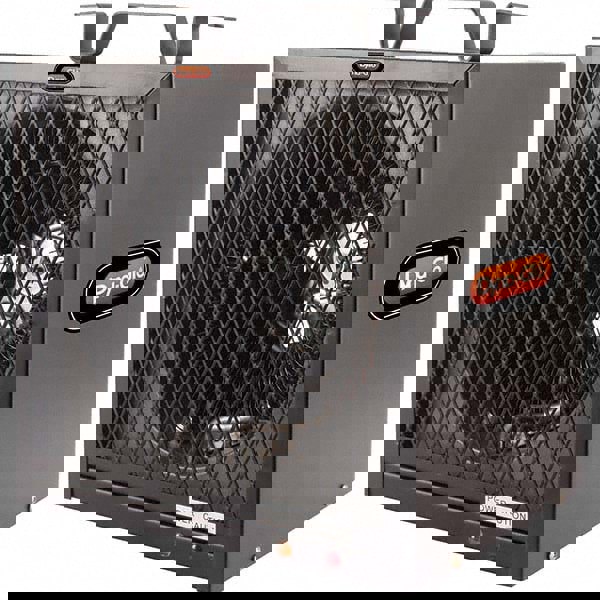 Electric Forced Air Heaters; Heater Type: Portable Garage ; Maximum BTU Rating: 16380 ; Voltage: 240V ; Wattage: 4800 ; Frequency: 60 ; Overall Length (Decimal Inch): 10.6300